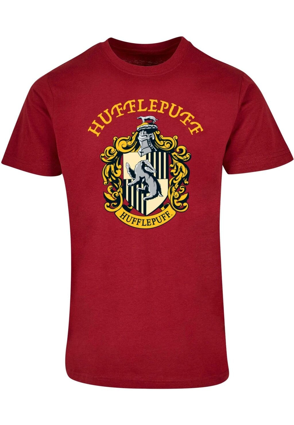 

Футболка с принтом HARRY POTTER HUFFLEPUFF CREST ABSOLUTE CULT, темно-красный