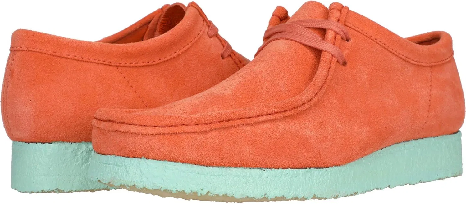 Оксфорды Clarks, коралловый комби