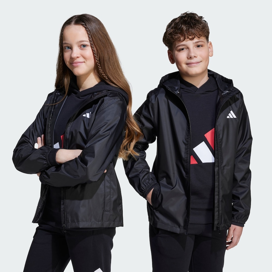 Спортивная куртка ADIDAS SPORTSWEAR Rain Jacket, черный — фото 2