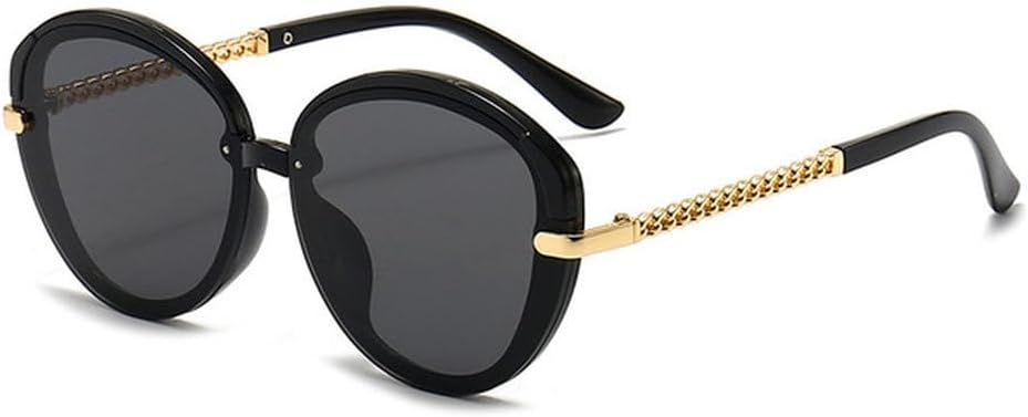 

Модные овальные солнцезащитные очки для женщин, роскошные солнцезащитные очки для мужчин, винтажные очки с градиентным переходом цвета, защита от УФ-излучения UV400, SUN1403 Generic, Black