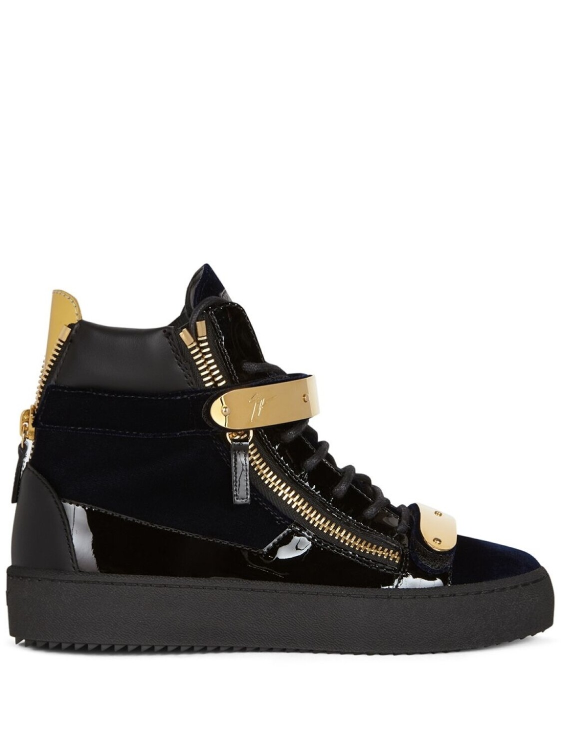 

Giuseppe Zanotti высокие кеды Coby, синий