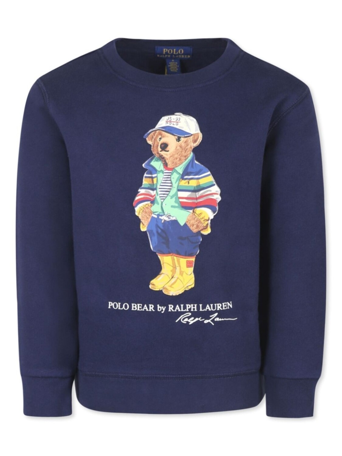 

POLO RALPH LAUREN KIDS Свитшот с принтом Polo Bear, синий