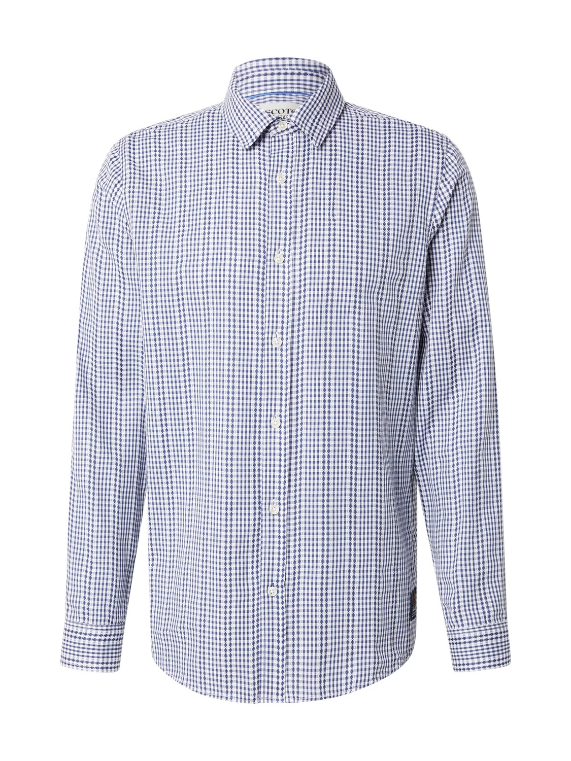 

SCOTCH & SODA Рубашка на пуговицах синего цвета Regular fit