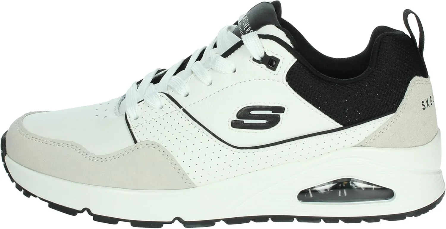 Мужские кроссовки Skechers UNO Retro One, белый/черный