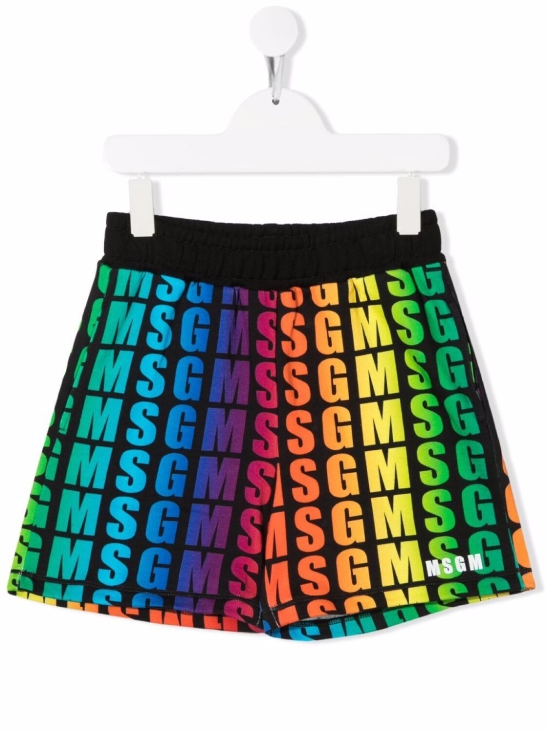 

MSGM Kids шорты с монограммой, черный