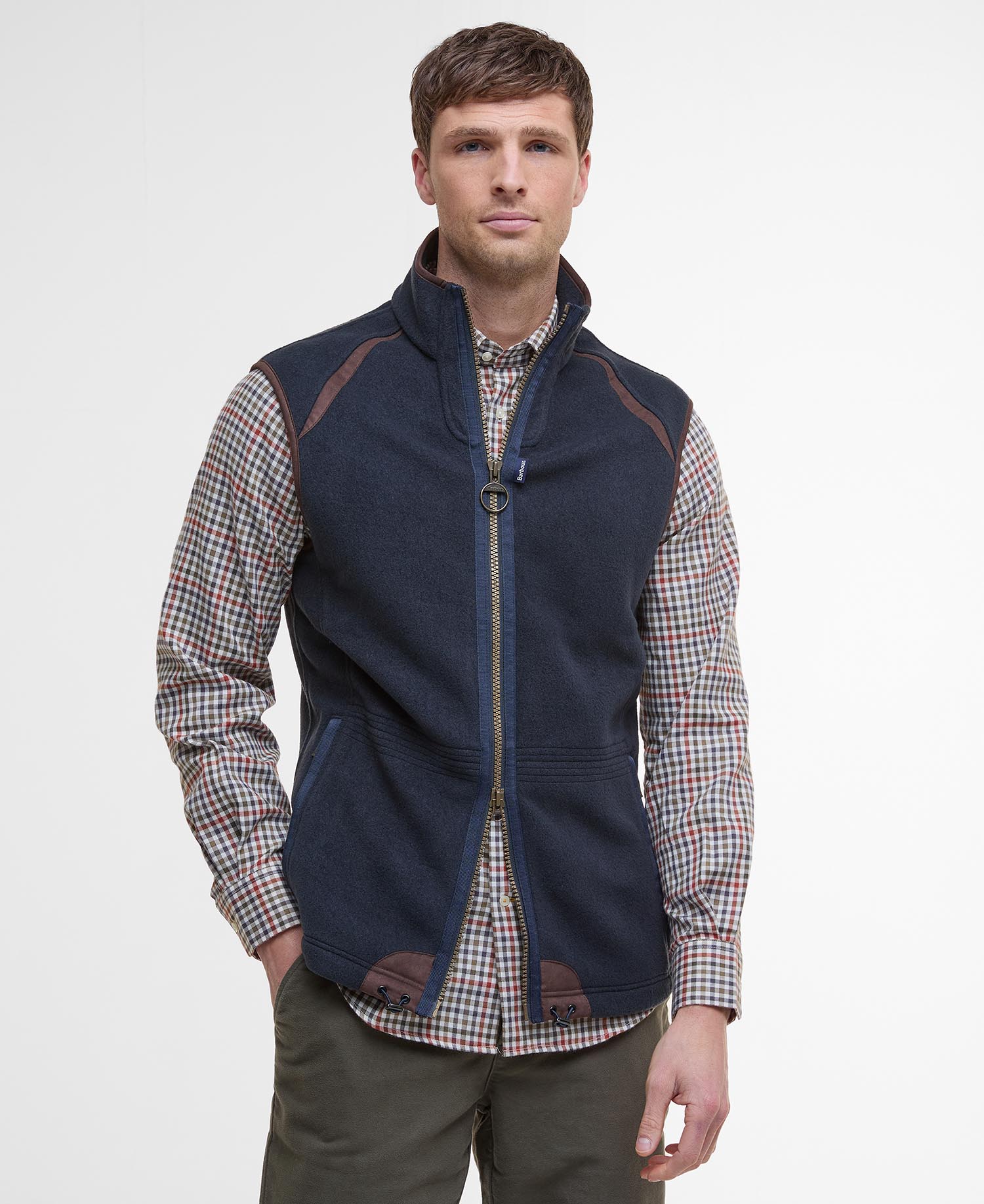 

Жилет Barbour Langdale Fleece, классический темно-синий