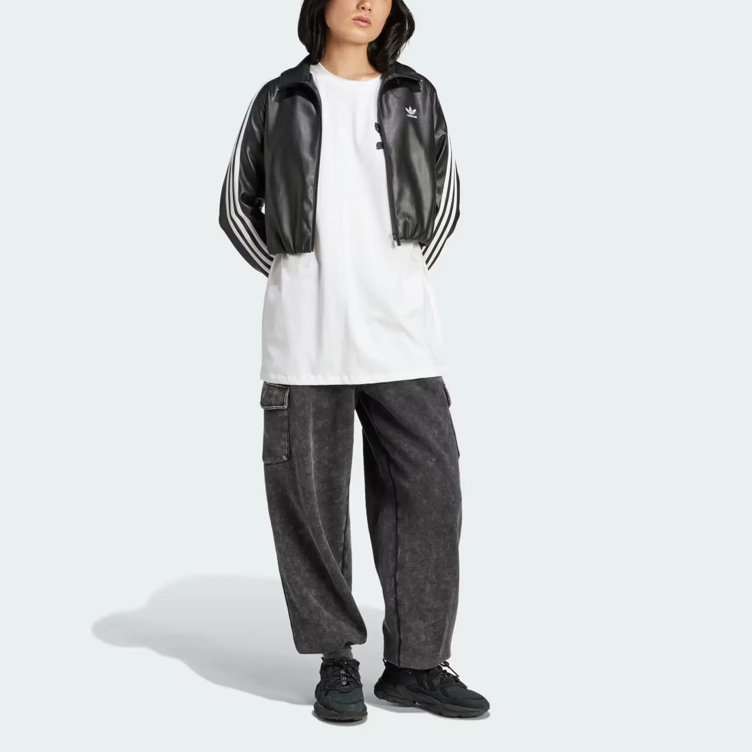 Adidas Originals Футболка SS25 женская белая — фото 4