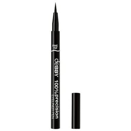 

100% Precision Fine Pen Eyeliner 01 Черный, Debby