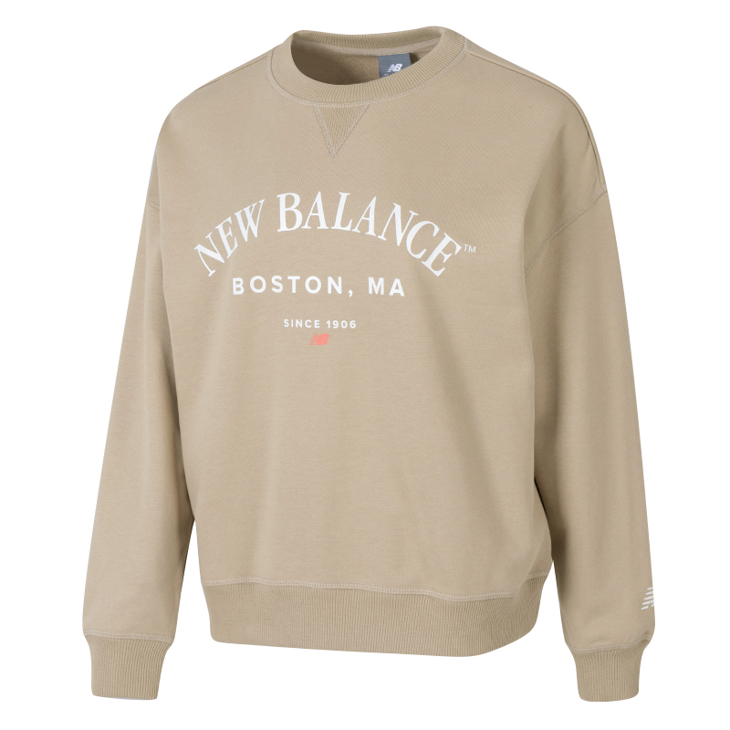 

New Balance Женская толстовка цвета хаки