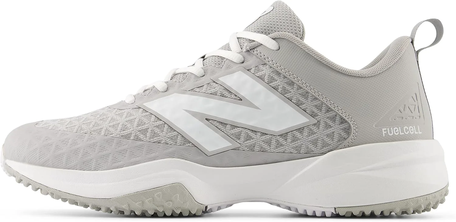 Мужские бутсы New Balance FuelCell 4040 V8 для травы, серый/белый — фото 2