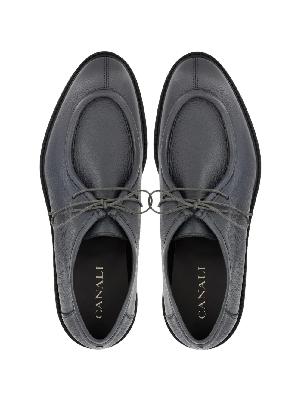 Туфли Wallabee на шнуровке Canali, синий — фото 3