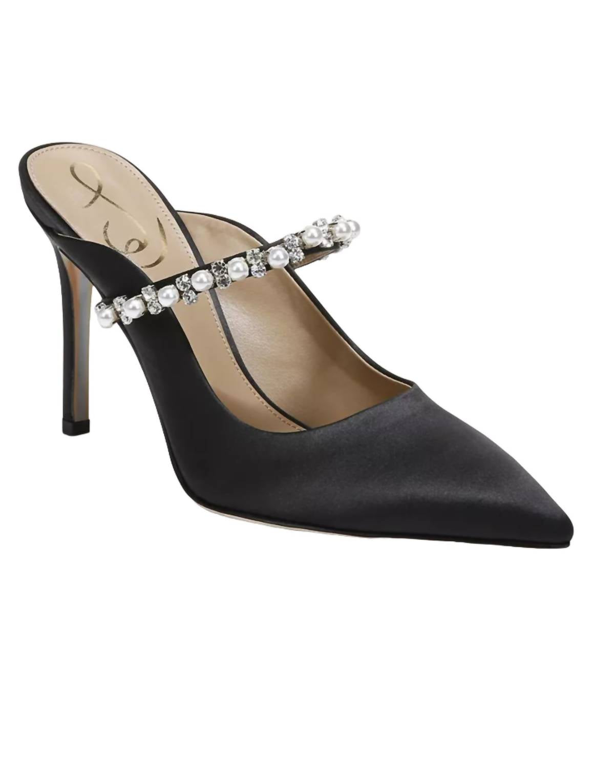 Туфли Hyland из черного атласа Sam Edelman
