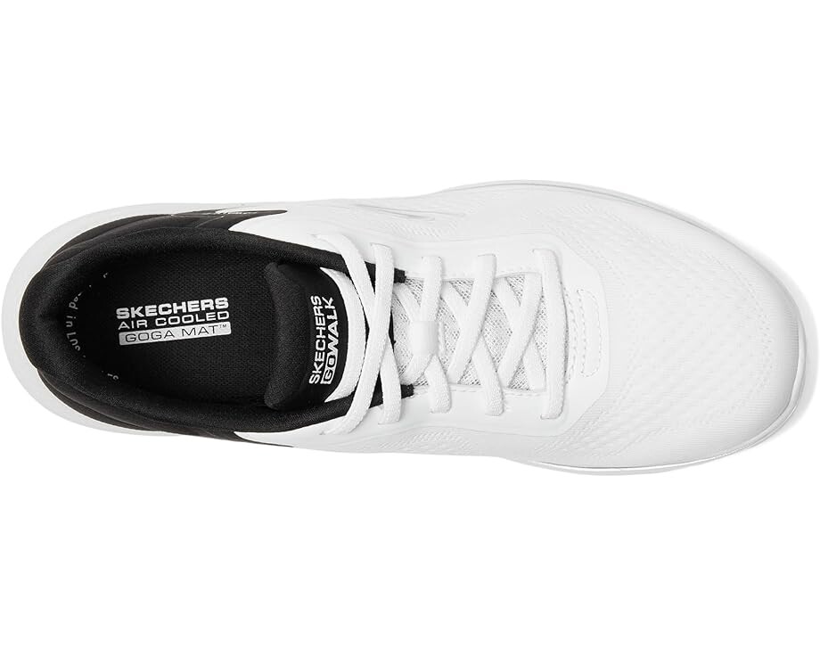 Кроссовки SKECHERS Performance Go Walk 7 - Cosmic Waves, цвет White/Black — фото 2