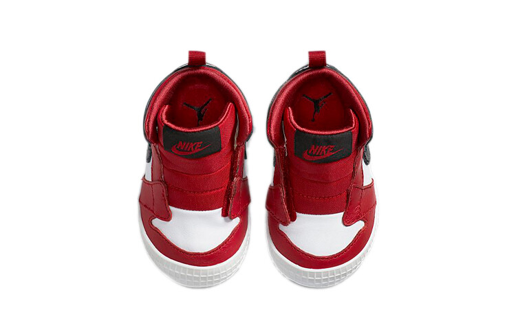 Сандалии Jordan 1 Crib Bootie Satin Snake Chicago I — фото 4