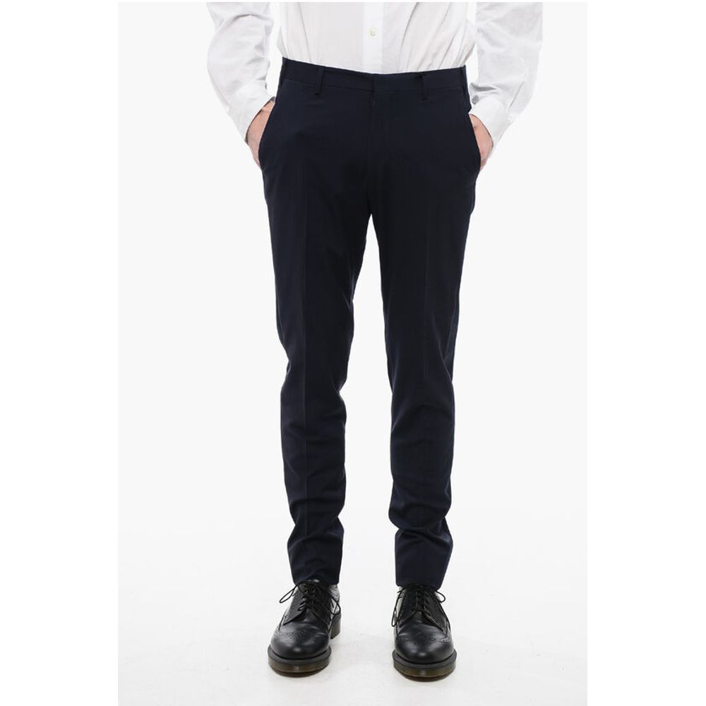 

CC COLLECTION Шерстяные брюки с атласными вставками Corneliani, Blue