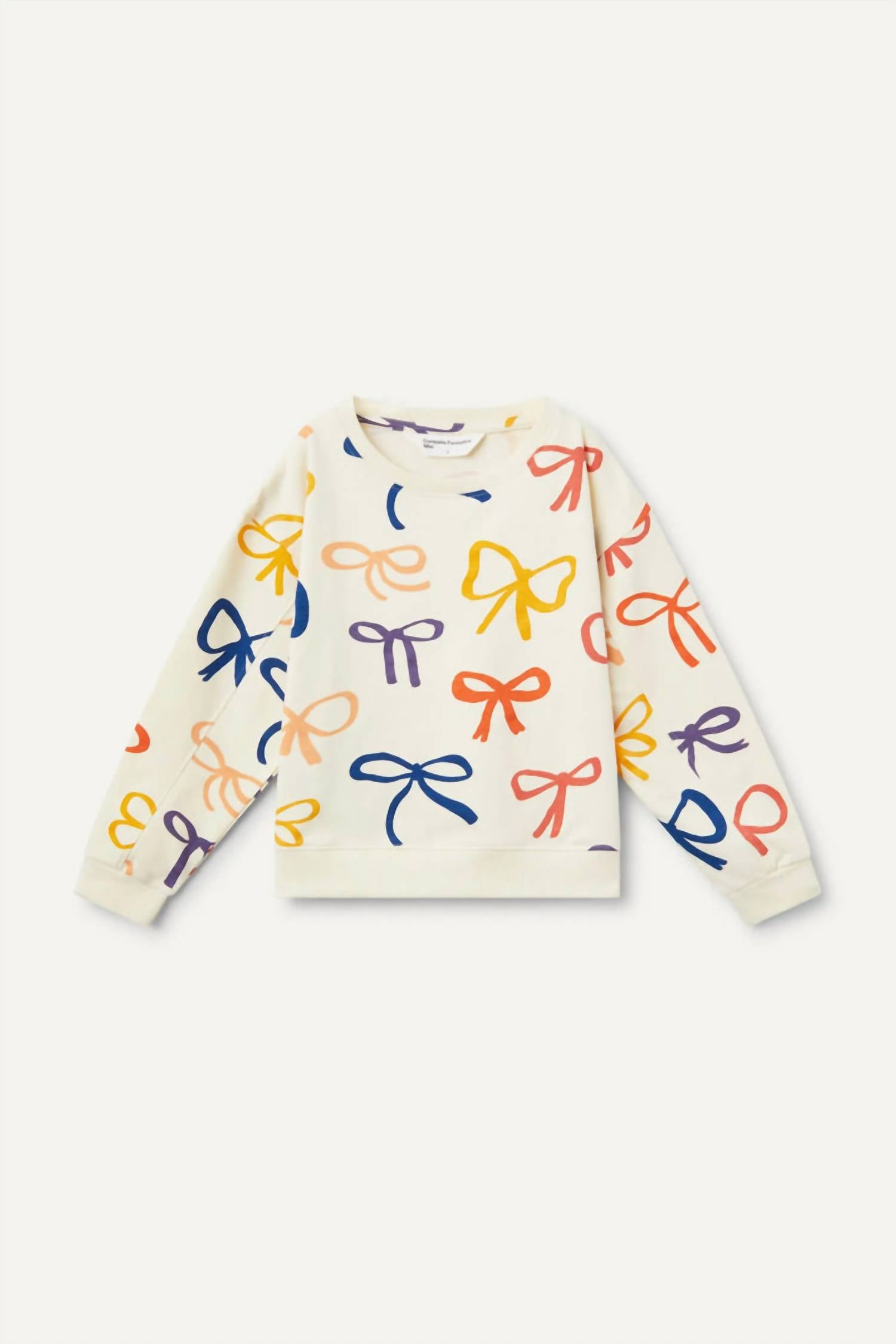 

Детский худи с принтом бантиков в разноцветной гамме Compania Fantastica, мультиколор