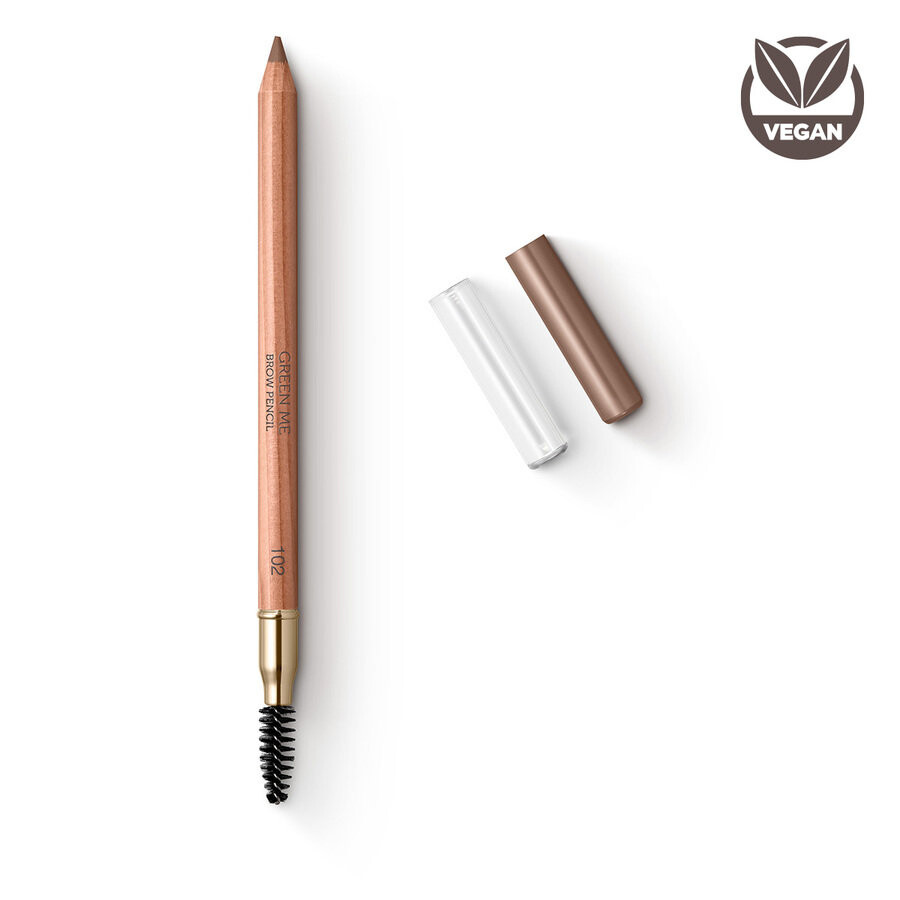 

Kiko Milano, Green Me Brow Pencil, Карандаш для бровей 102 Молочный шоколад, 1,08 г