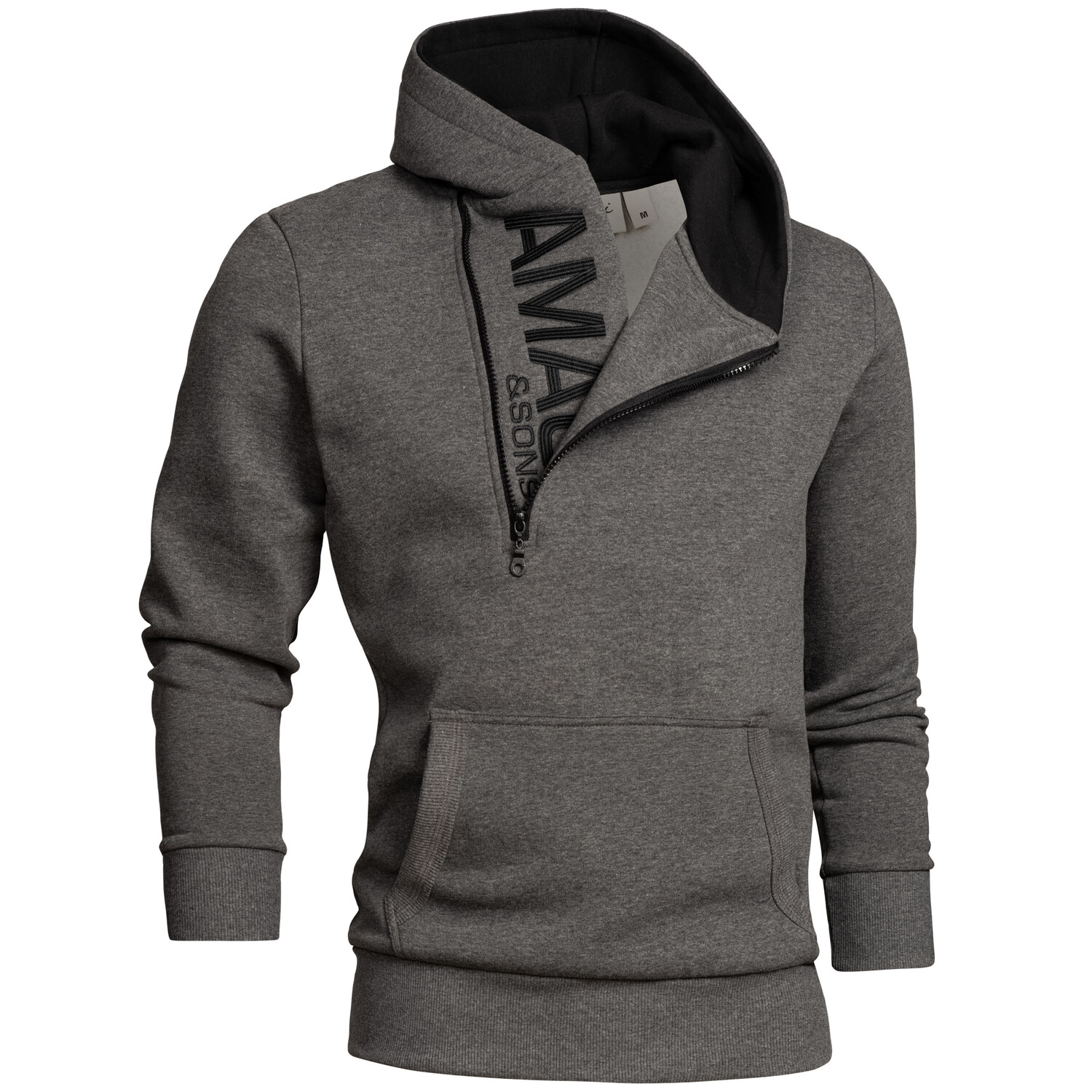 

Толстовка Amaci&Sons Kapuzenpullover HUNTSVILLE, антрацит/черный