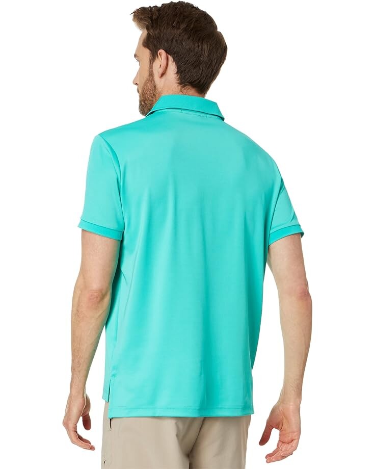 

Поло U.S. POLO ASSN. Classic Fit Interlock Solid Polo Shirt, цвет Pool Green
