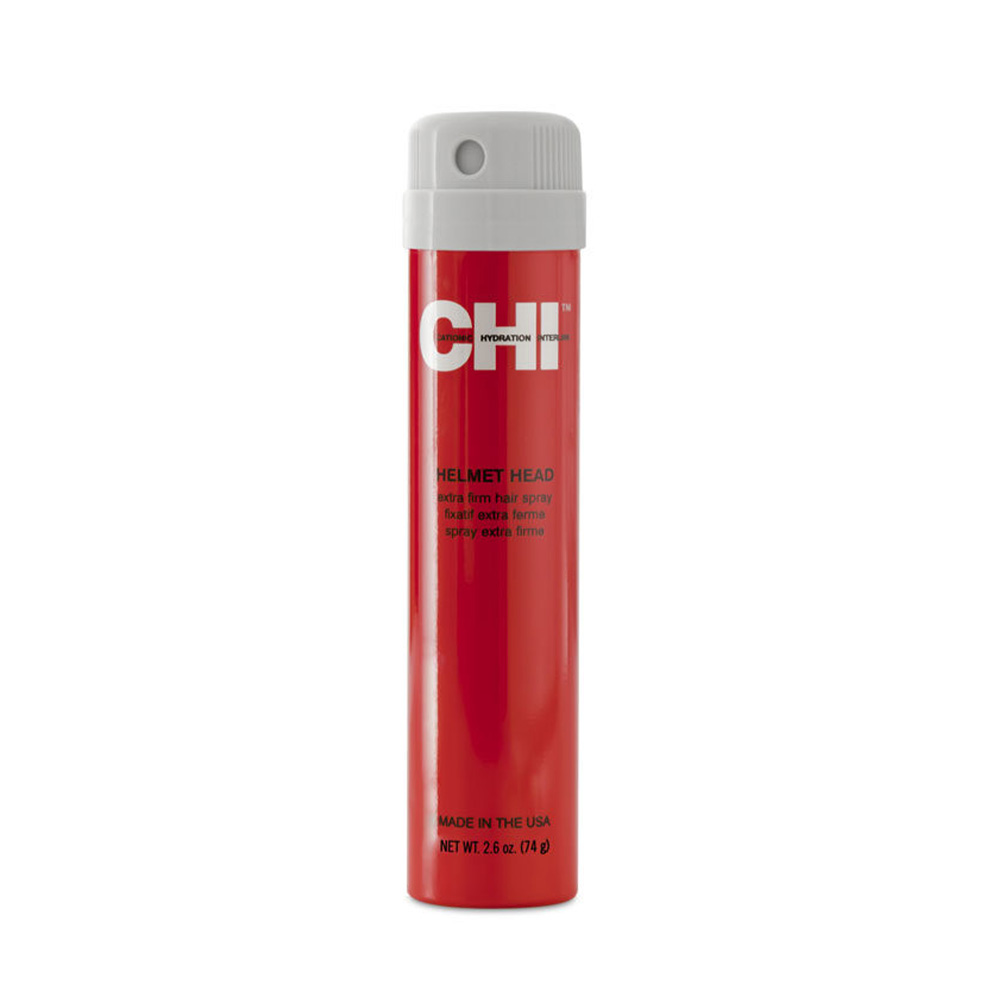 

Лак для волос сильной фиксации helmet head hair spray Chi, вес 74 гр.