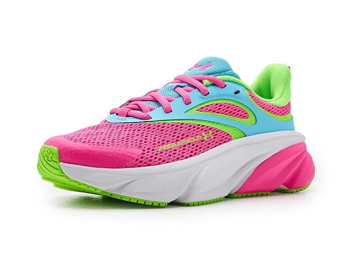 Кроссовки беговые Rogue 6 Under Armour Kids, Pink Rave/Fresco Blue/Hyper Green