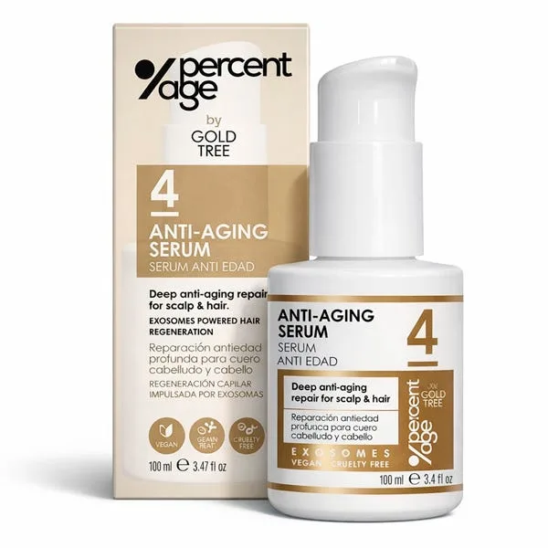 Сыворотка PERCENTAGE BY GOLD TREE — Антивозрастная для волос с экзосомами Anti-Aging Serum, 50 мл