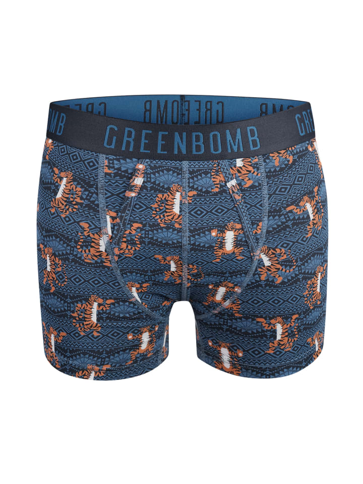 

Боксеры GreenBomb, темно-синий