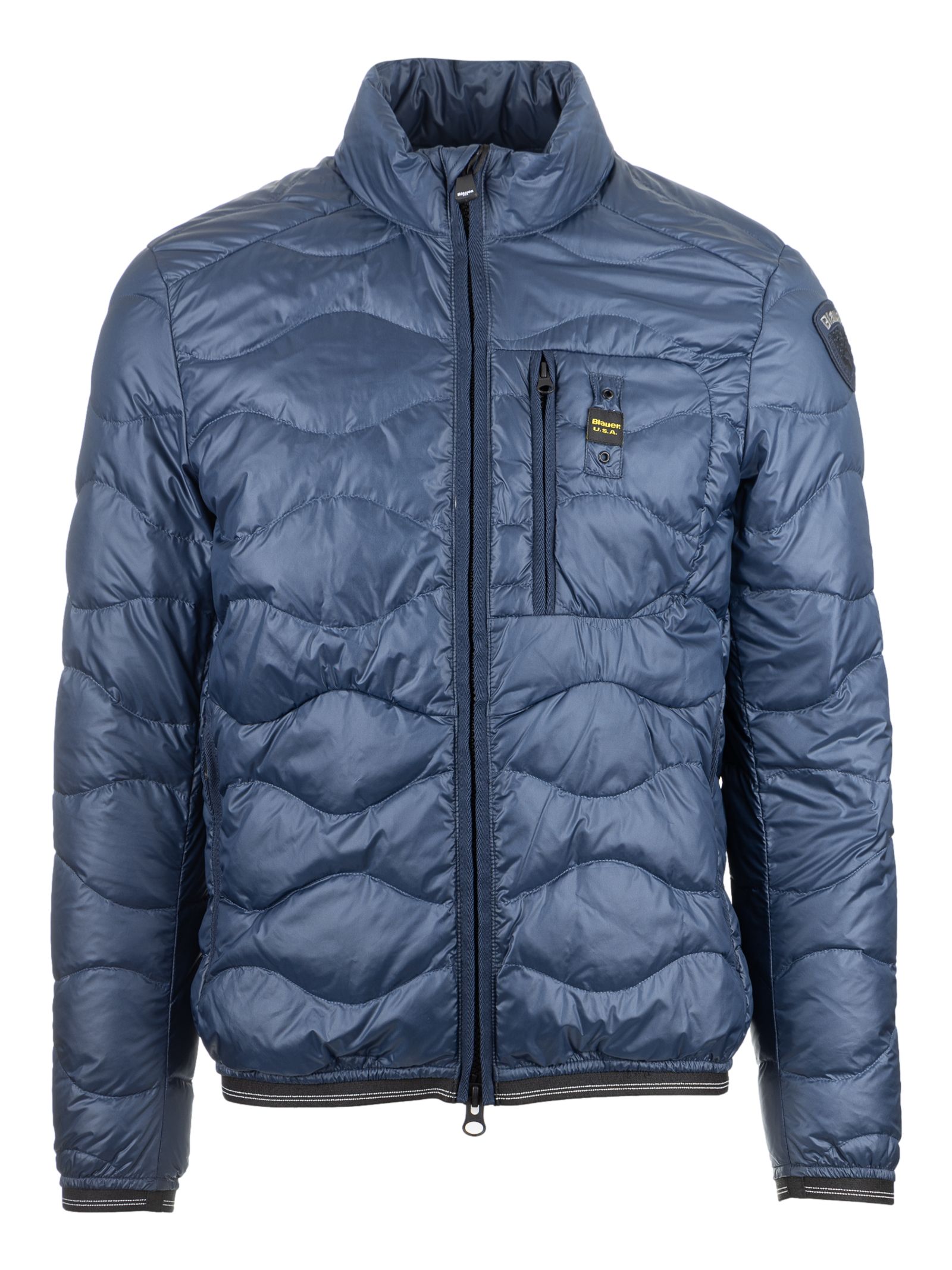 

Синяя нейлоновая мужская куртка Blauer