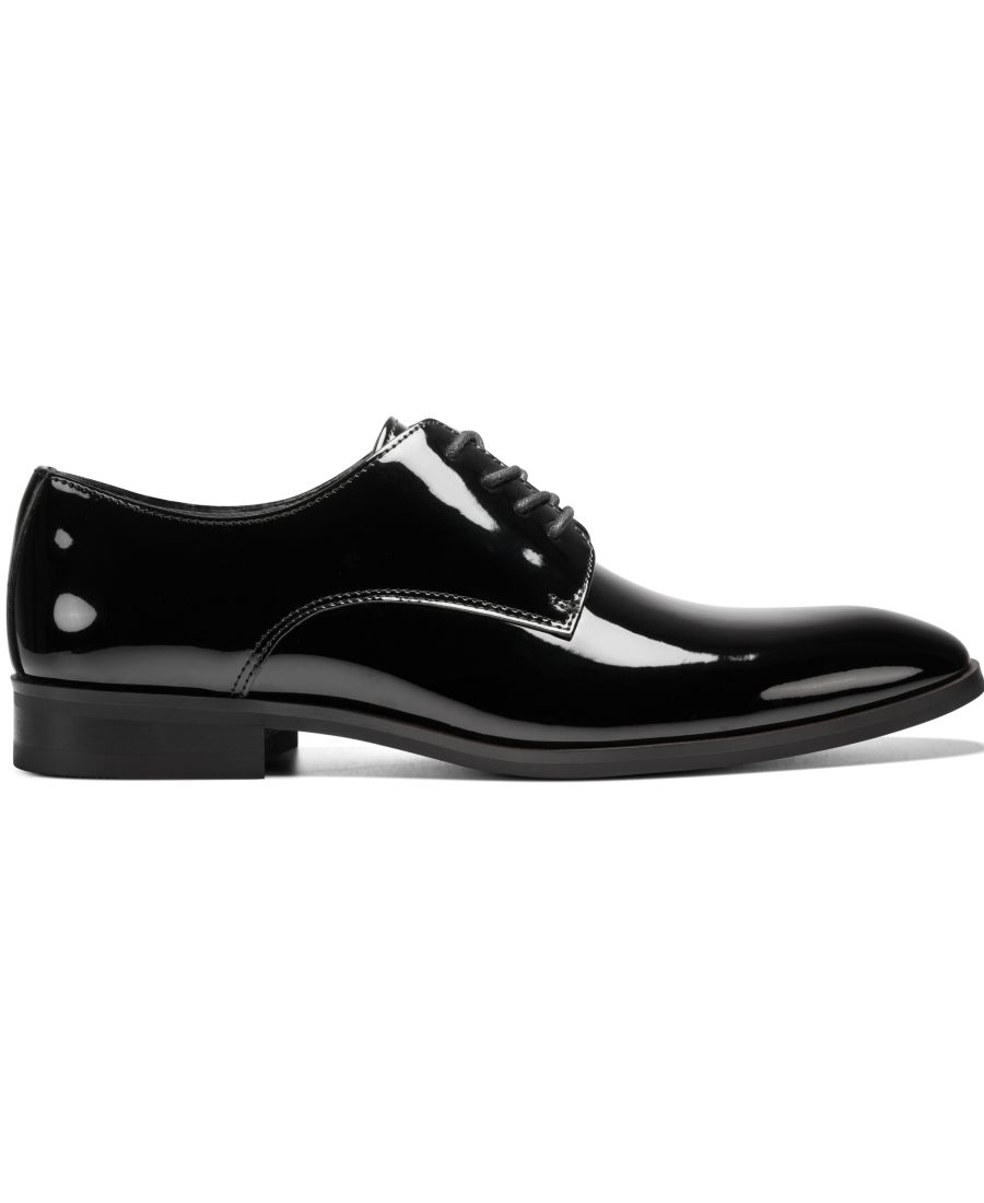 Мужские туфли-дерби Hogart Kenneth Cole Reaction, Black Patent — фото 2