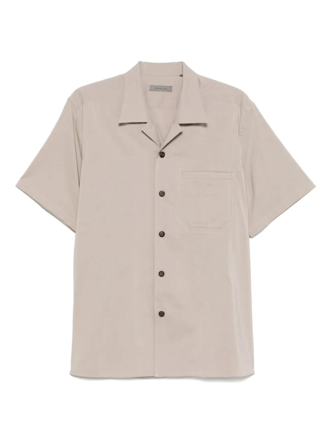 

Рубашка с коротким рукавом Corneliani, нейтральный