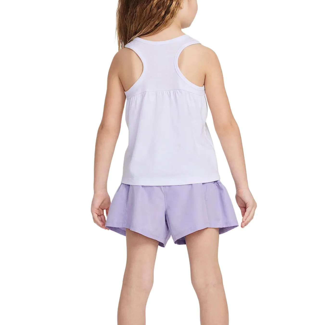 Спортивная повседневная футболка Dri Fit Swoosh Hydrangea для детей 3-7 лет Nike — фото 3