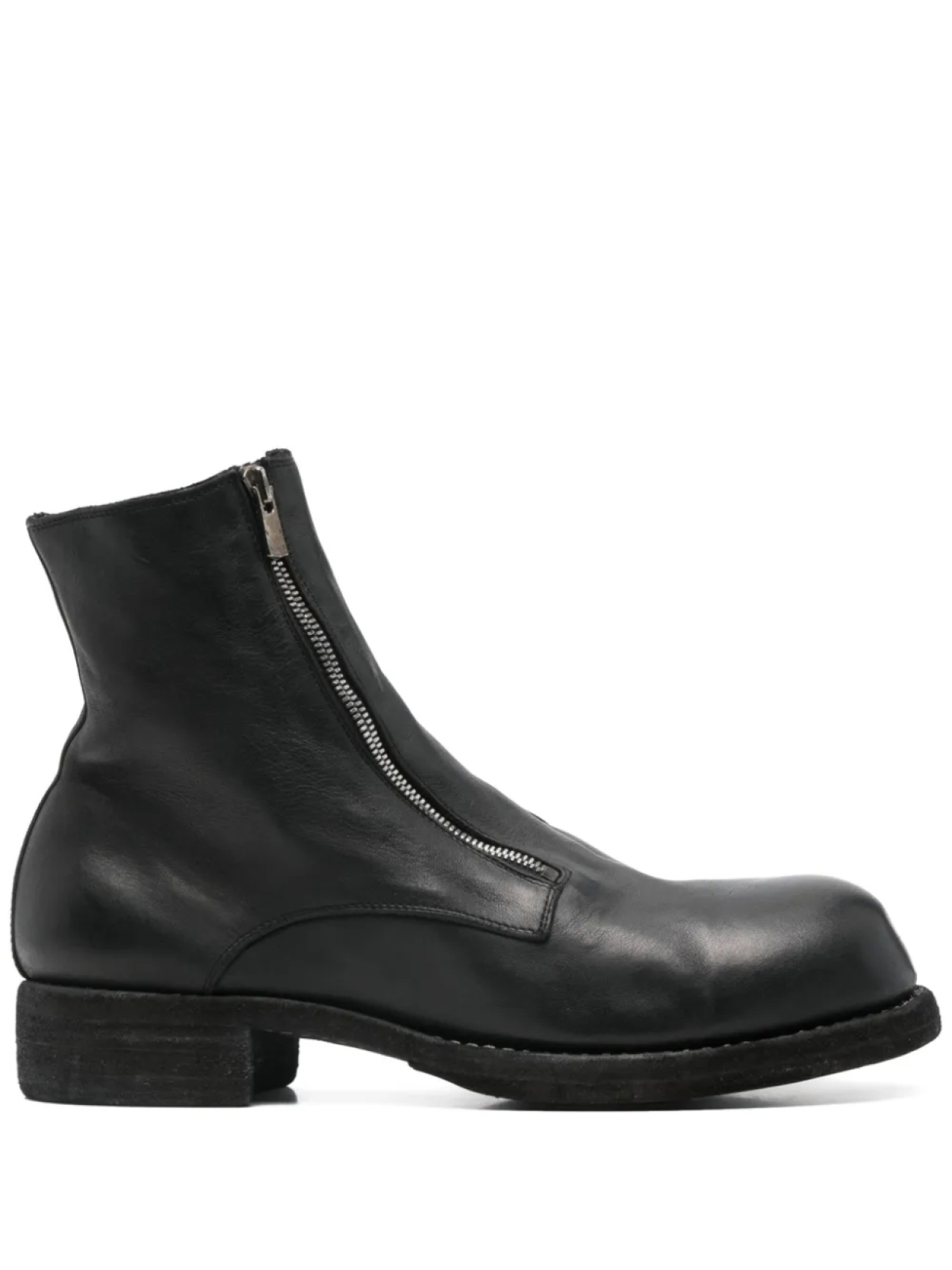 

Кожаные ботильоны Guidi, черный