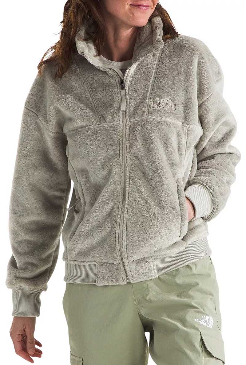 

Роскошная женская куртка на молнии The North Face Osito, цвет Clay Grey