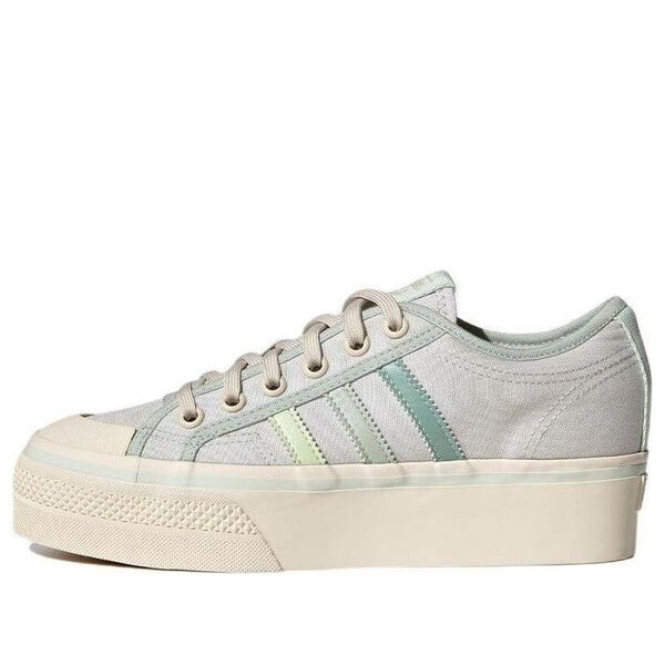 

Кроссовки nizza platform Adidas, бежевый