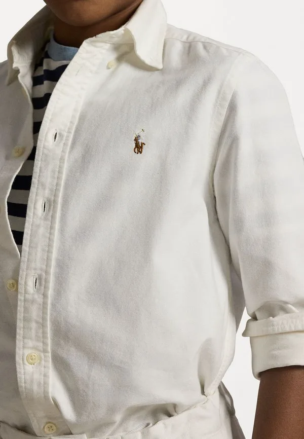Знаменитая оксфордская рубашка Polo Ralph Lauren, White — фото 4