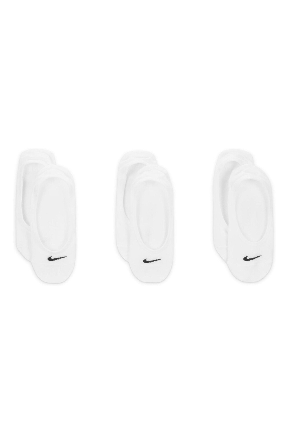 Легкие тренировочные носки на каждый день 3 пары Nike, белый — фото 3