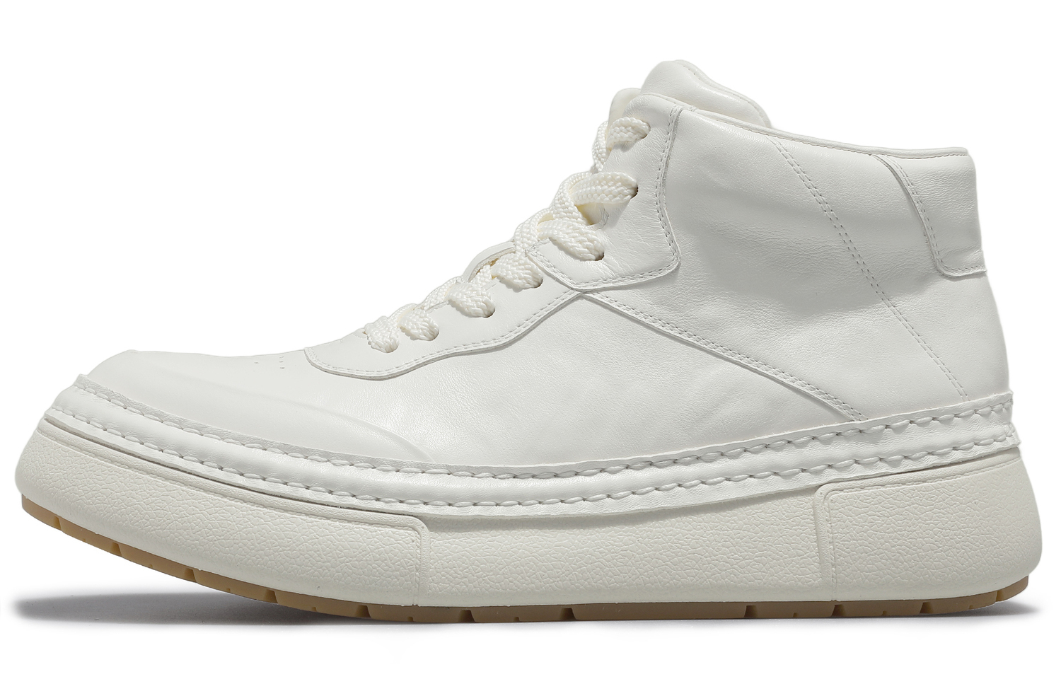 Desai Мужские повседневные кроссовки Mid Top белые, черные, коричневые-03, цвет Brown-03 — фото 2