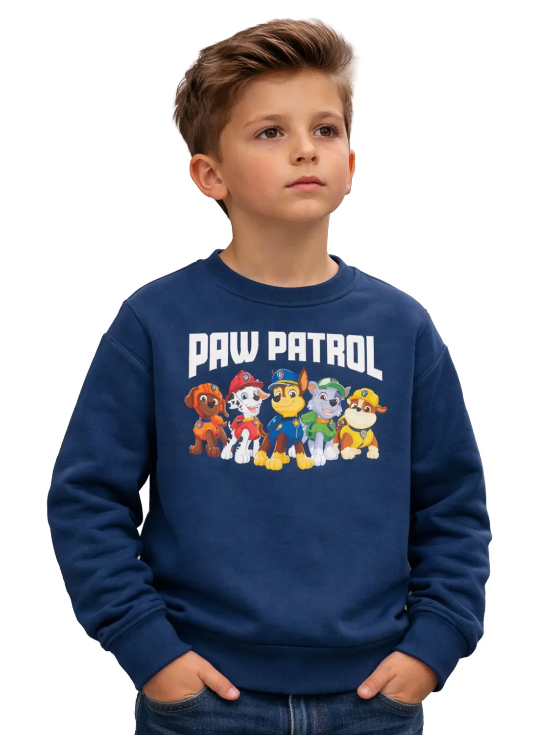 Свитшот с принтом Paw Patrol, синий