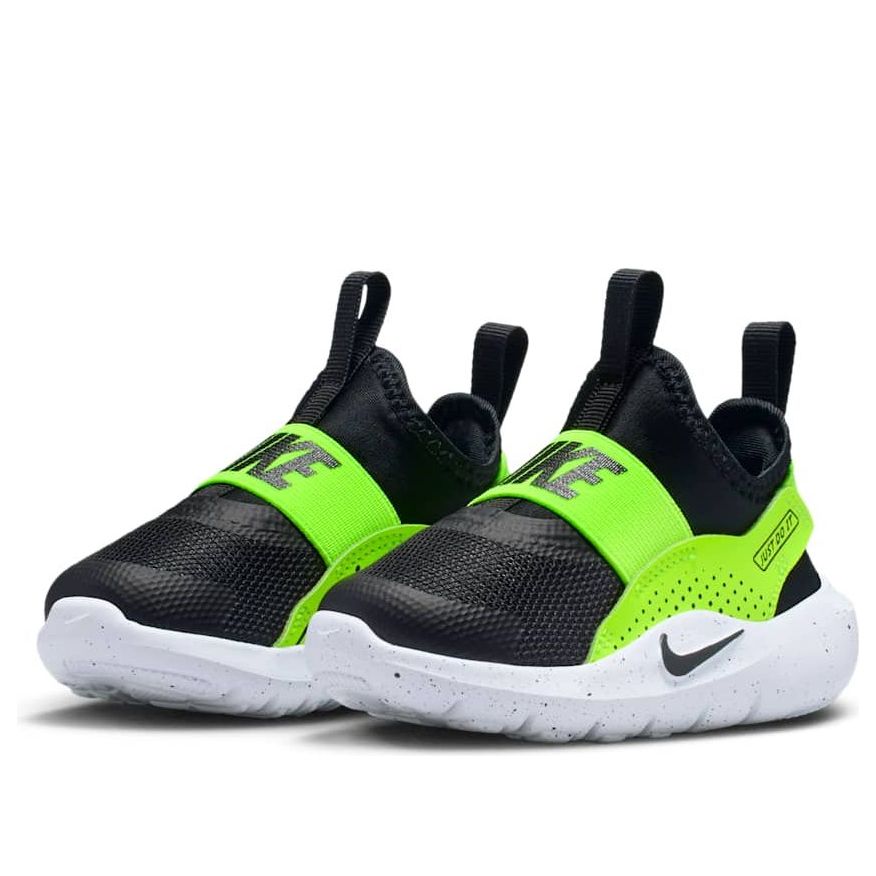 (TD) Кроссовки Nike Flex Runner 4 'Black Volt' — фото 4