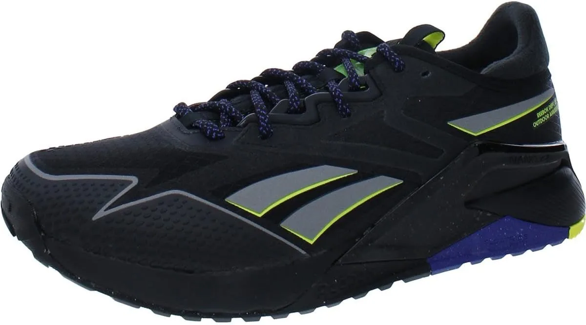 Кроссовки Reebok Unisex Nano X2 Tr Adventure Trainers, черный/желтый/фиолетовый