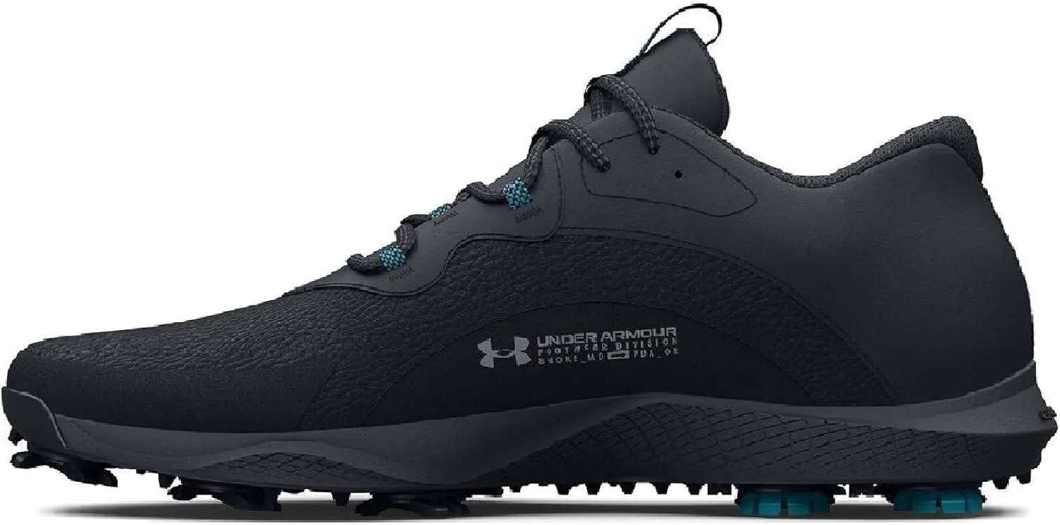Мужские гольф-туфли Under Armour Charged Draw 2 с шипами, черный — фото 4