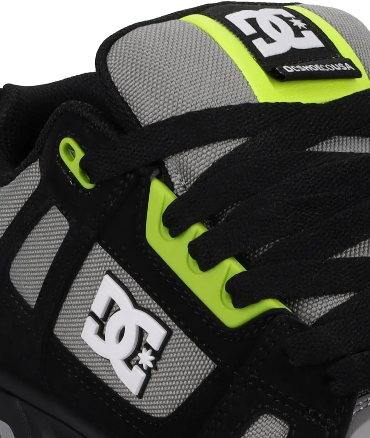 Мужские кроссовки DC Stag DC Shoes, черный/серый/зеленый — фото 2