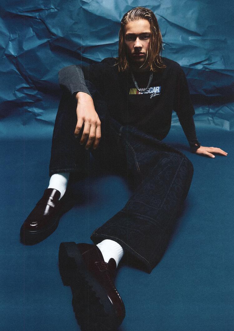 

Массивные мокасины Pull And Bear, бордовый