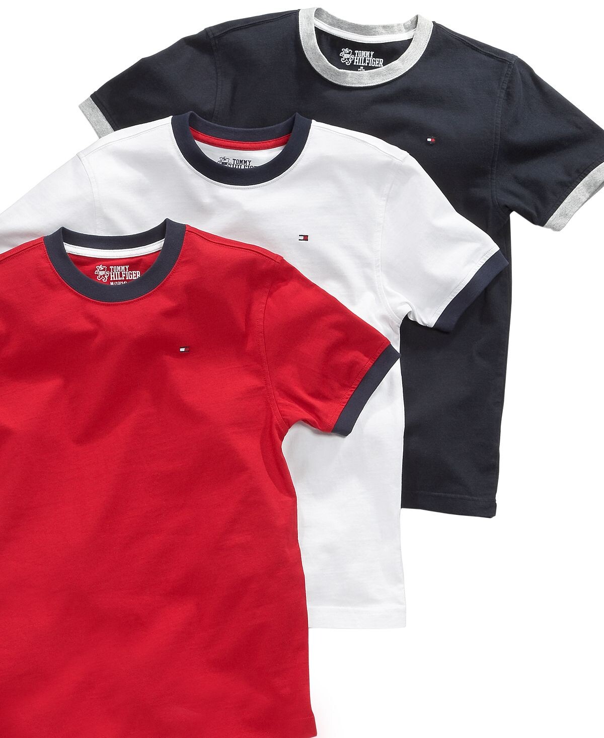 Футболка Ken с контрастной отделкой и вышитым логотипом Little Boys Tommy Hilfiger — фото 2