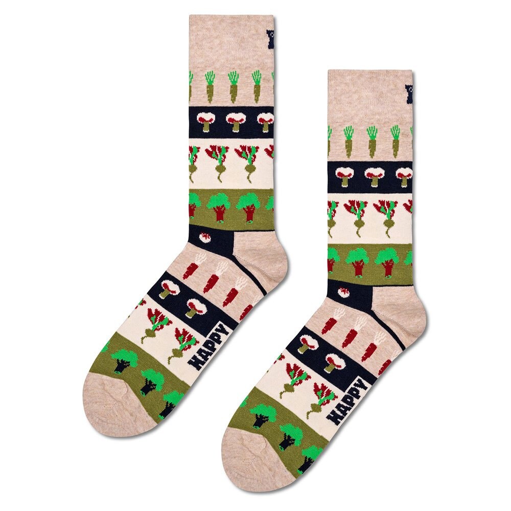 

Носки Happy Veggie Stripe Half long, разноцветный