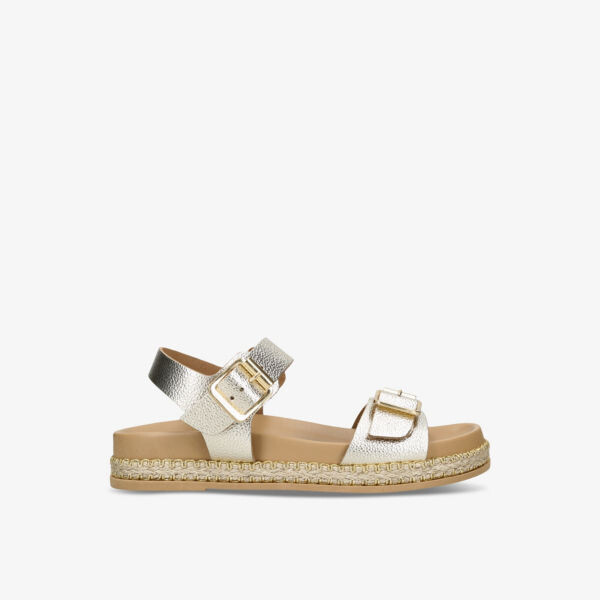 

Сандалии sun down из металлизированной кожи Carvela Comfort, желтый