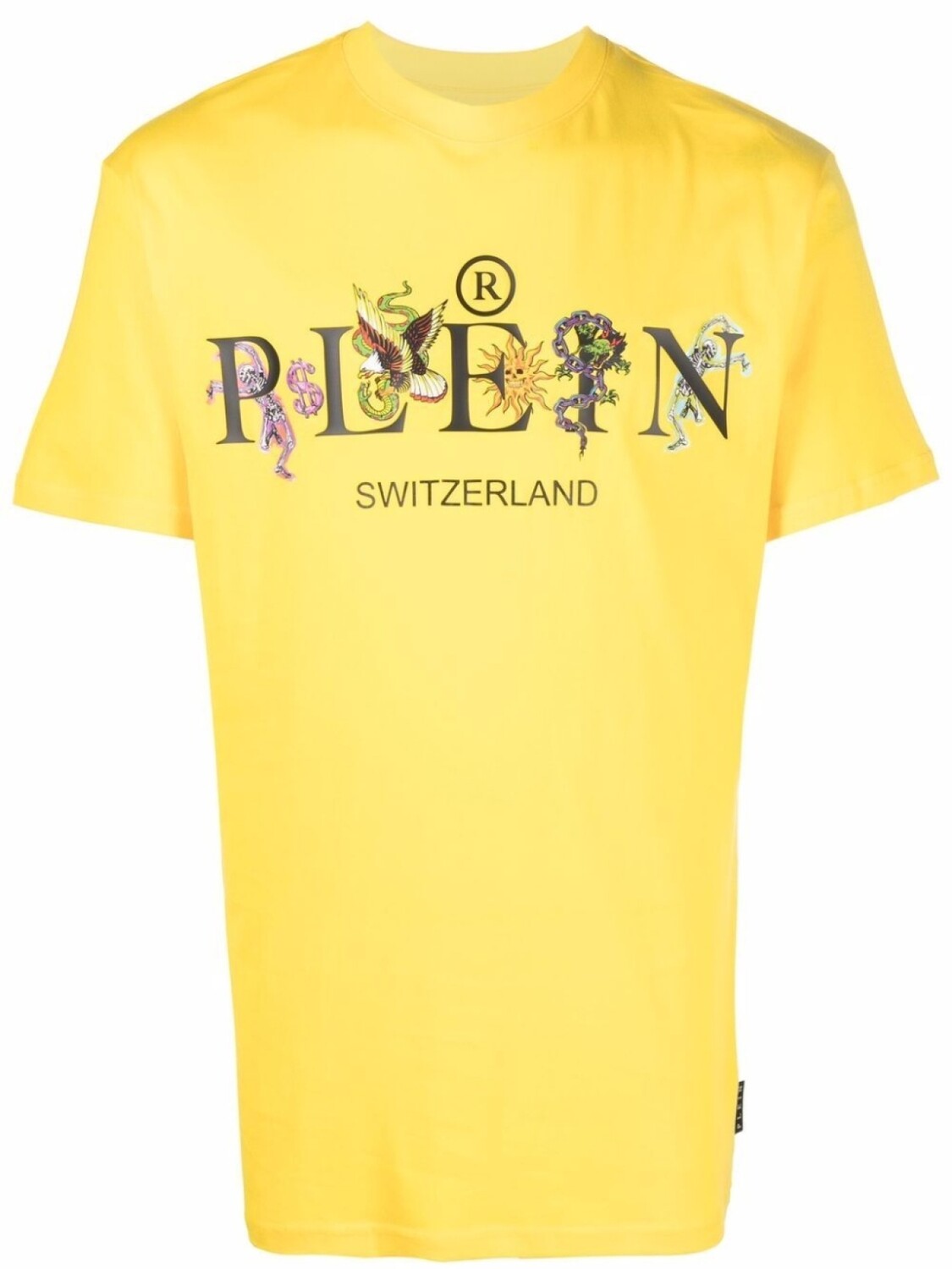 

Philipp Plein футболка с логотипом, желтый