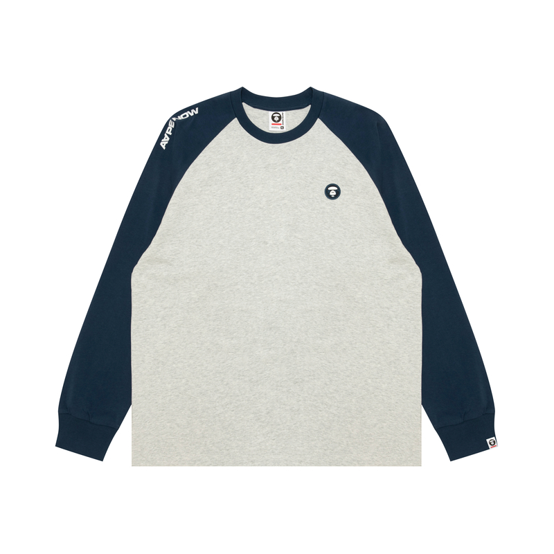 

Футболка Cotton с аппликацией логотипа *A Bathing APE Aape, синий