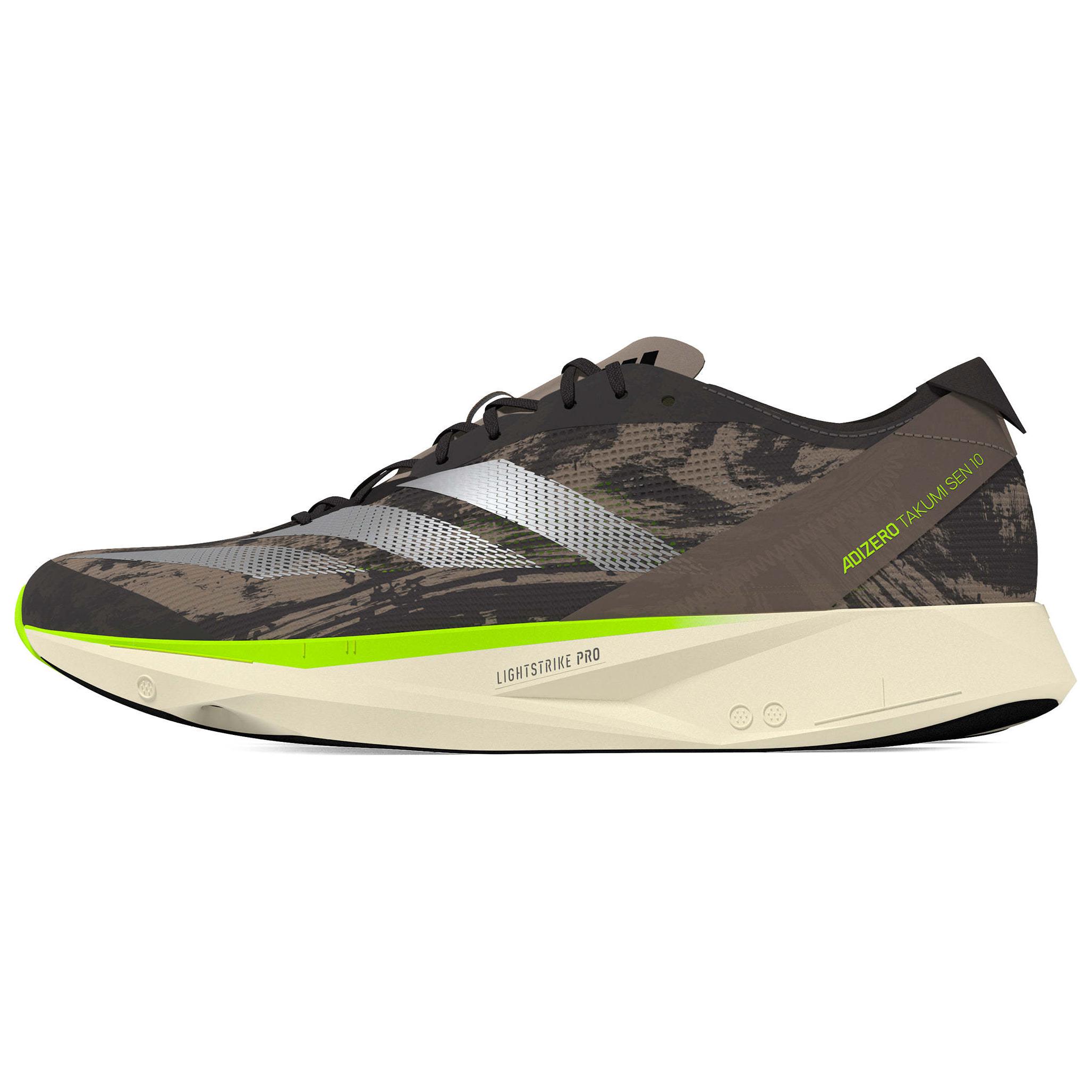 

Adizero Takumi Sen 10 Низкие Марафонские Беговые Кроссовки Мужские Коричневые Серебристые Adidas, Угольно-Серый/Серебристый Металлик/Меловой Коричневый