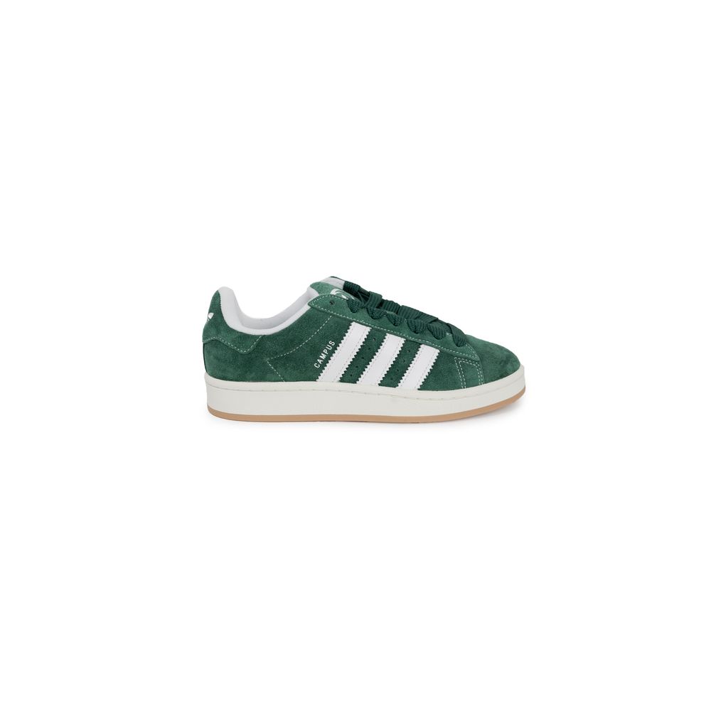 

Зеленые замшевые кожаные кроссовки Adidas